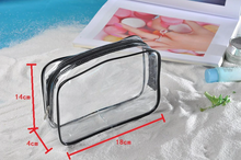 Lade das Bild in den Galerie-Viewer, Die coole transparente Toiletttasche -NEU-