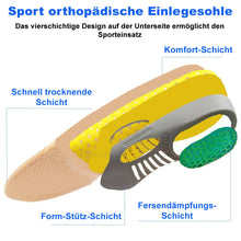 Lade das Bild in den Galerie-Viewer, High Tech Sport Einlegesohle