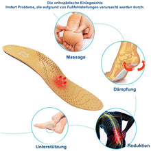 Lade das Bild in den Galerie-Viewer, Premium Echt Leder Einlegesohle