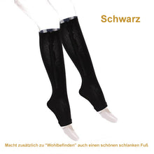 Lade das Bild in den Galerie-Viewer, Zehenfreie Zip Kompressionsstutzen