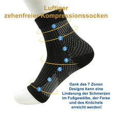 Lade das Bild in den Galerie-Viewer, Zehenfreie Kompressionssocken