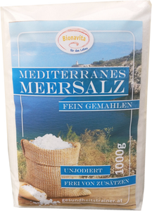 Naturbelassenes Mediteranes Meer Salz fein 1000g