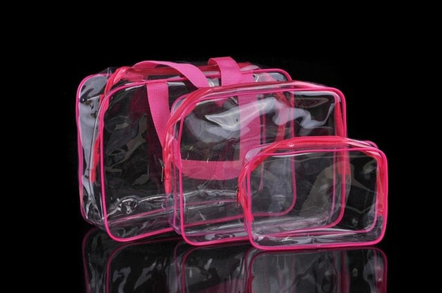 Die coole transparente Toiletttasche -NEU-